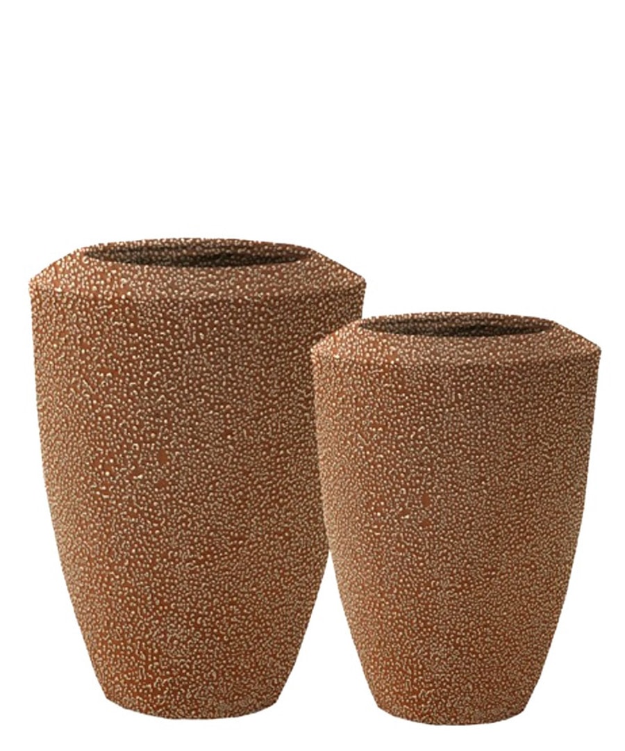 Ceramic Planter Nuetral Speckle Containers